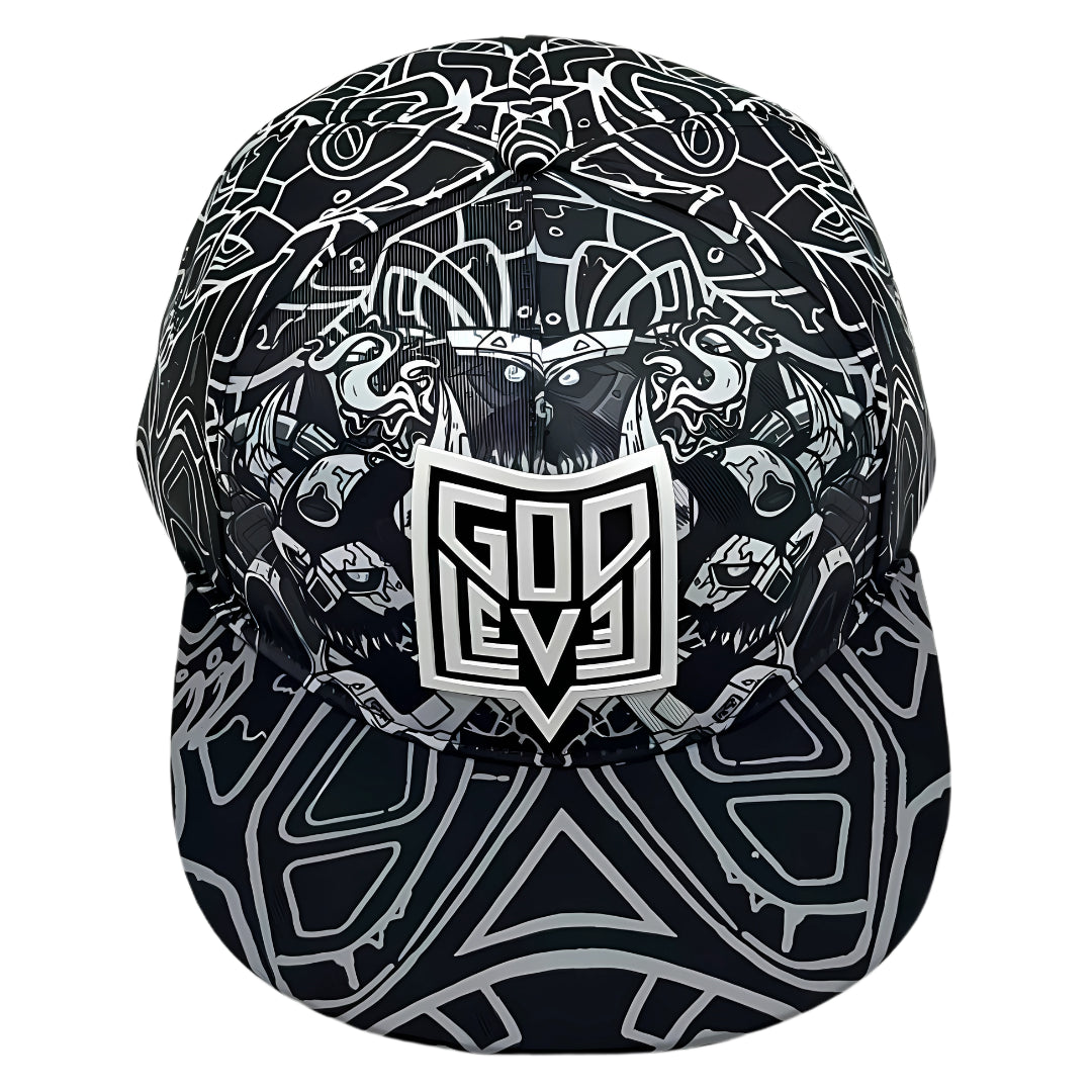 GodLevel Handmade Snapback - Black & White