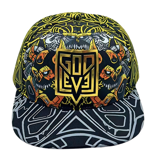 GodLevel Handmade Snapback – Black & Gold