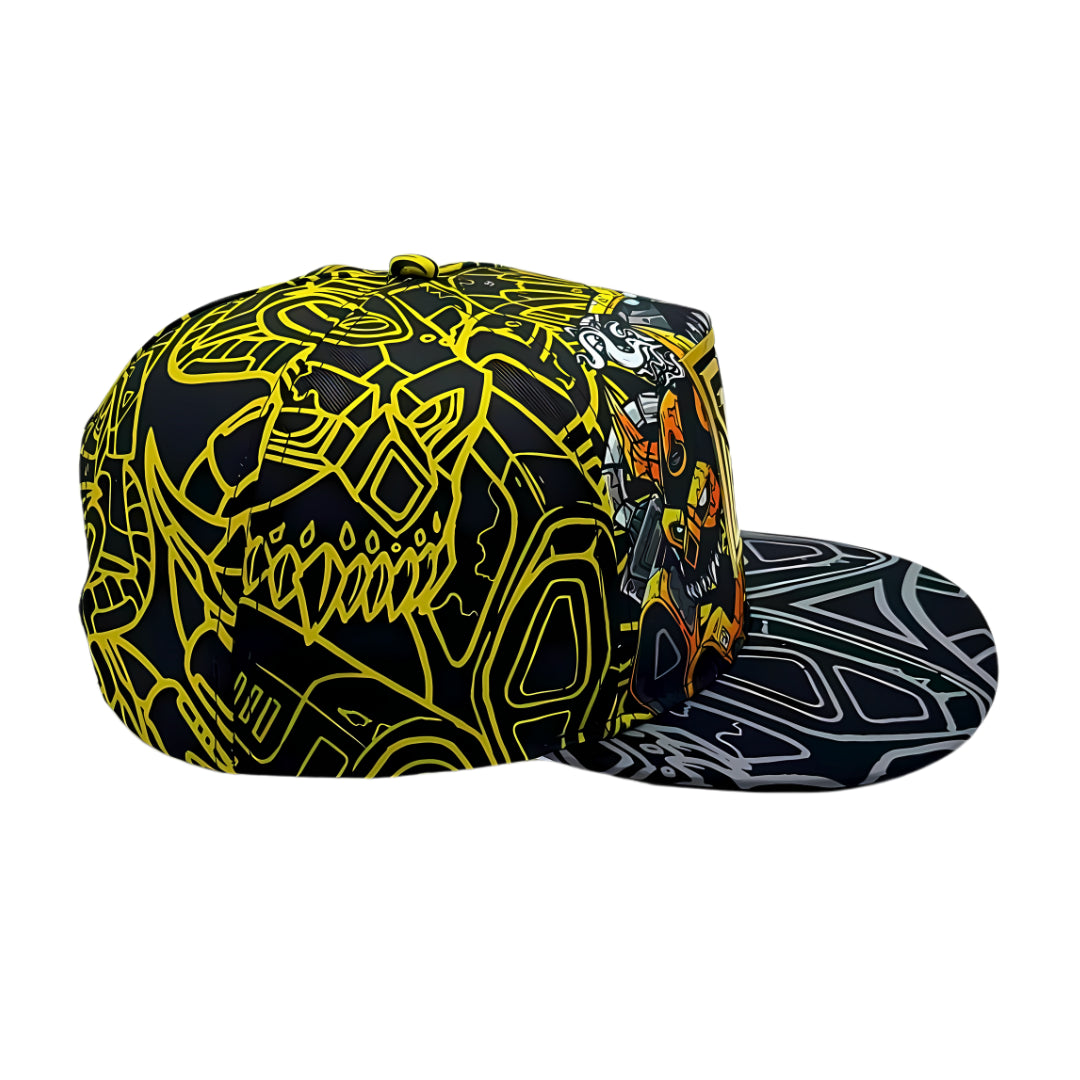 GodLevel Handmade Snapback – Black & Gold