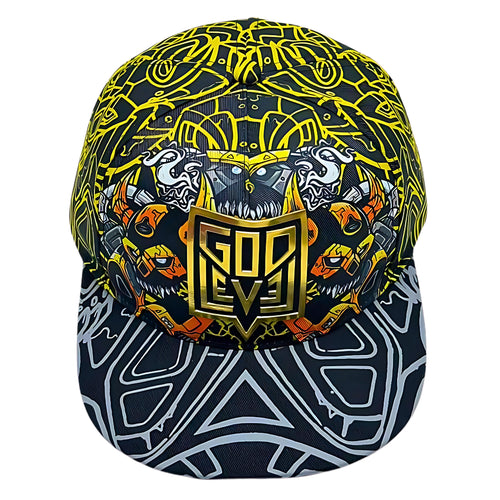 GodLevel Handmade Snapback – Black & Gold