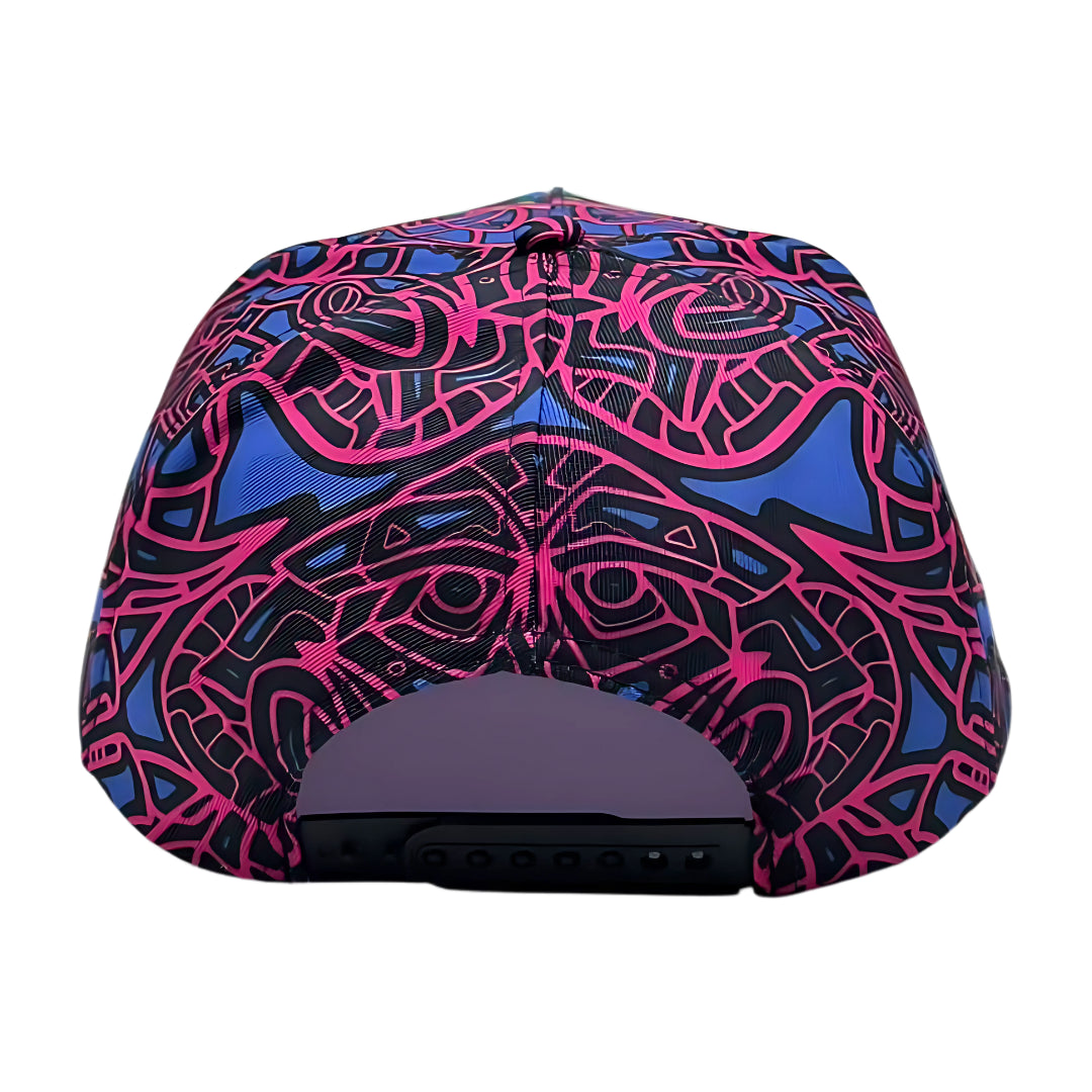 GodLevel Handmade Snapback – Pink & Blue
