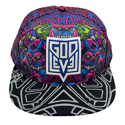 GodLevel Handmade Snapback – Pink & Blue