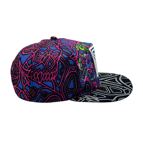 GodLevel Handmade Snapback – Pink & Blue