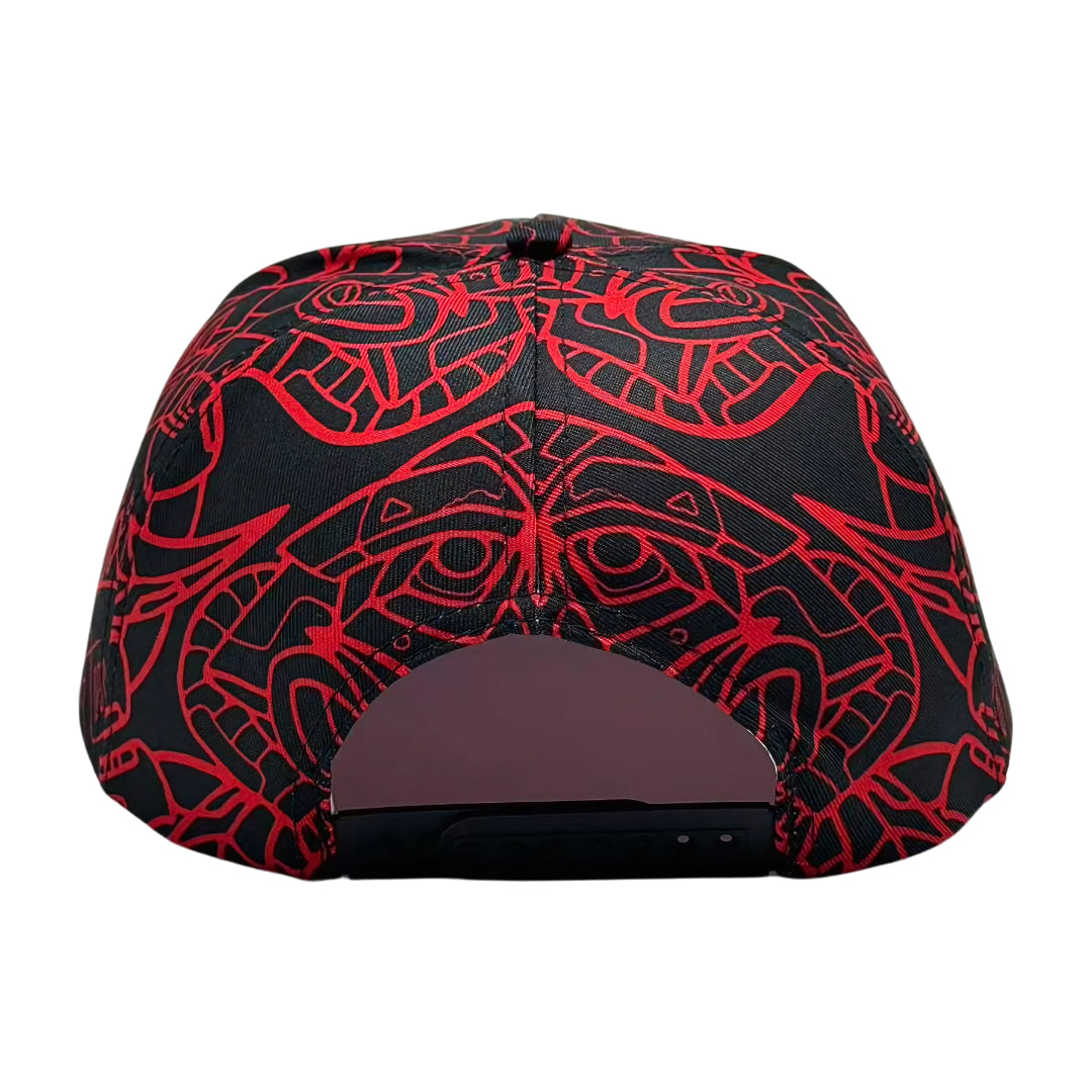 GodLevel Handmade Snapback – Red & Black