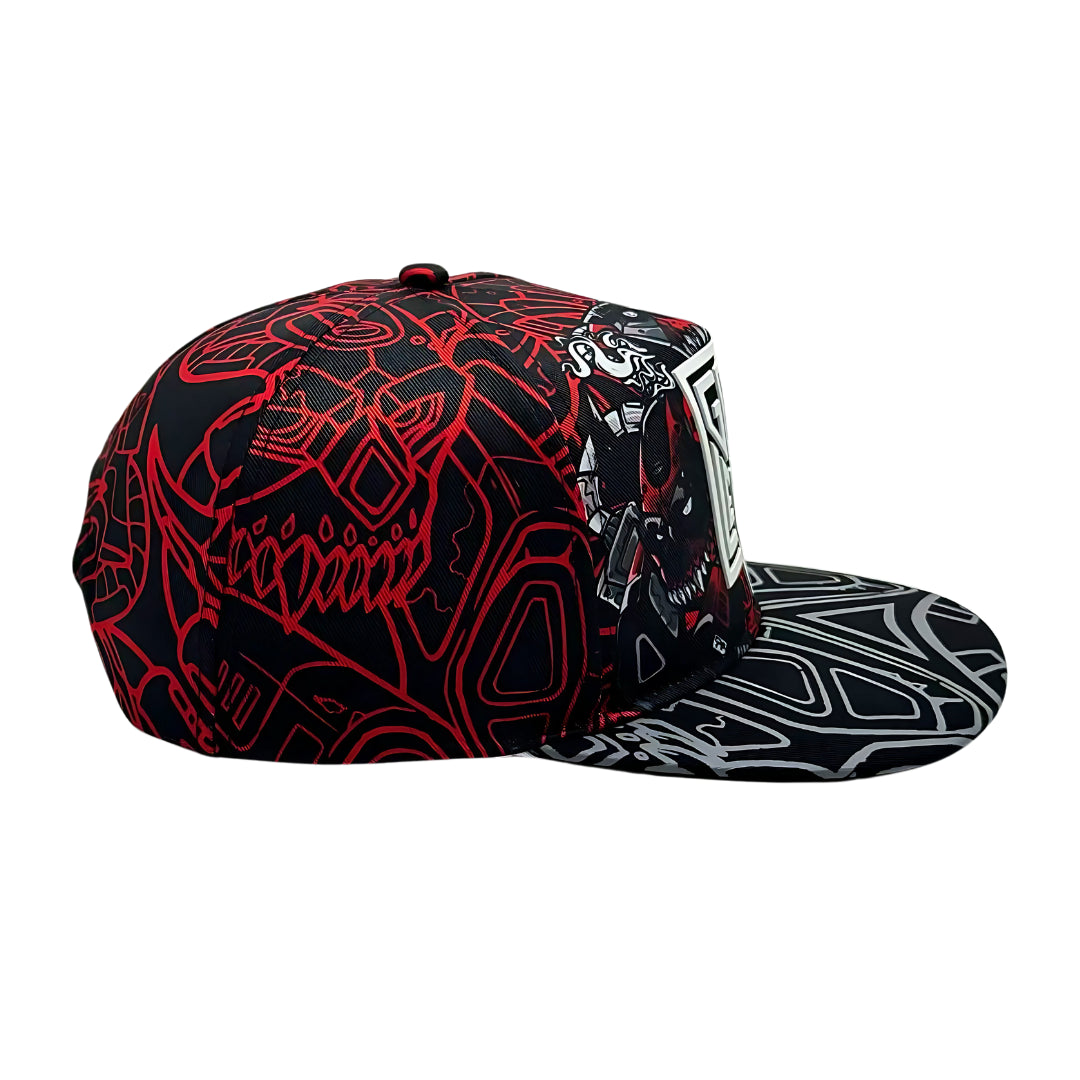 GodLevel Handmade Snapback – Red & Black